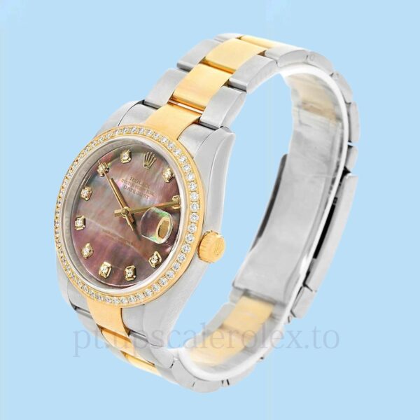 Rolex Datejust 116243BKMDO Masculino Automático 36mm Madrepérola - Image 3