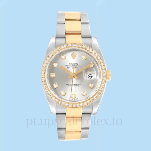 Rolex Datejust Masculino 116243SDO Mostrador prateado Automático 36mm - Image 2