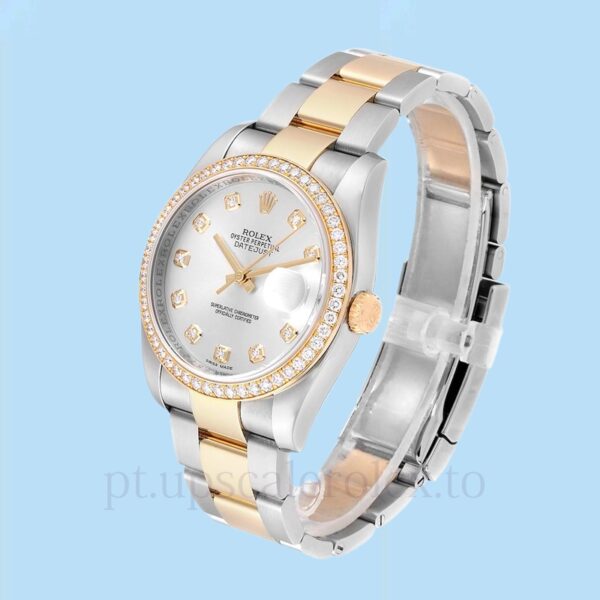 Rolex Datejust Masculino 116243SDO Mostrador prateado Automático 36mm - Image 3