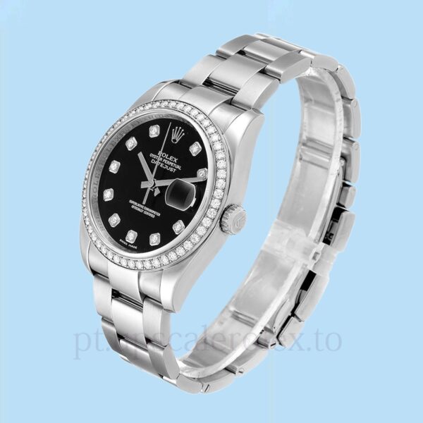 Rolex Datejust Masculino 116244BKDO Mostrador preto Automático - Image 3
