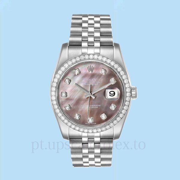 Rolex Datejust 116244BKMDJ Masculino Madrepérola 36mm Automático - Image 2