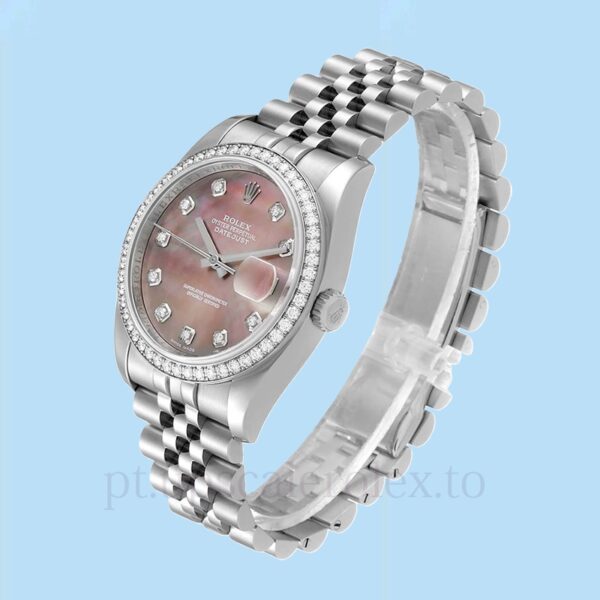 Rolex Datejust 116244BKMDJ Masculino Madrepérola 36mm Automático - Image 3