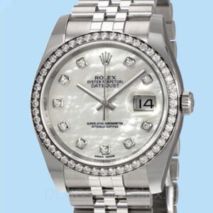 Rolex Datejust 116244MDJ Masculino Madrepérola 36mm