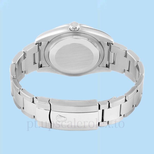 Rolex Datejust 116244PFAO Masculino Mostrador floral rosa Tom prata - Image 4
