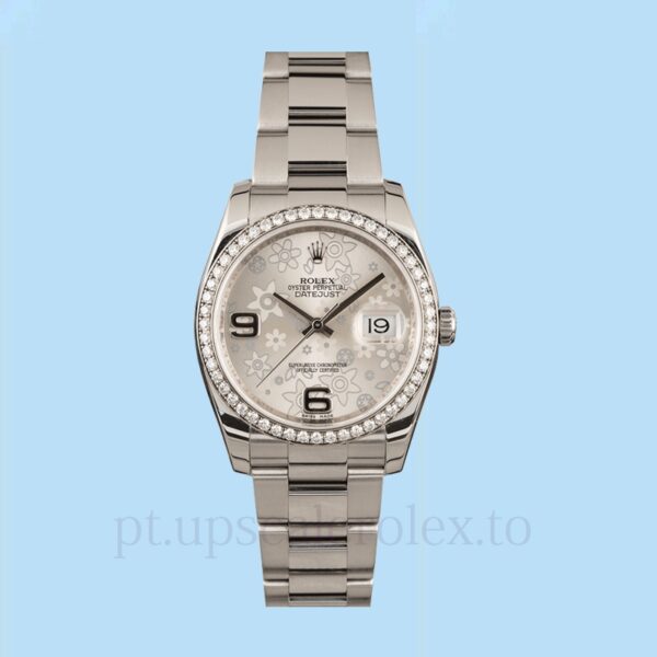 Rolex Datejust Masculino 116244SFAO Oysterlock Tom prata Automático - Image 2