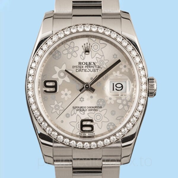 Rolex Datejust Masculino 116244SFAO Oysterlock Tom prata Automático