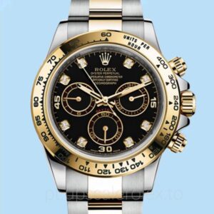 Rolex Daytona Masculino 116503BKDO Tom prata Automático