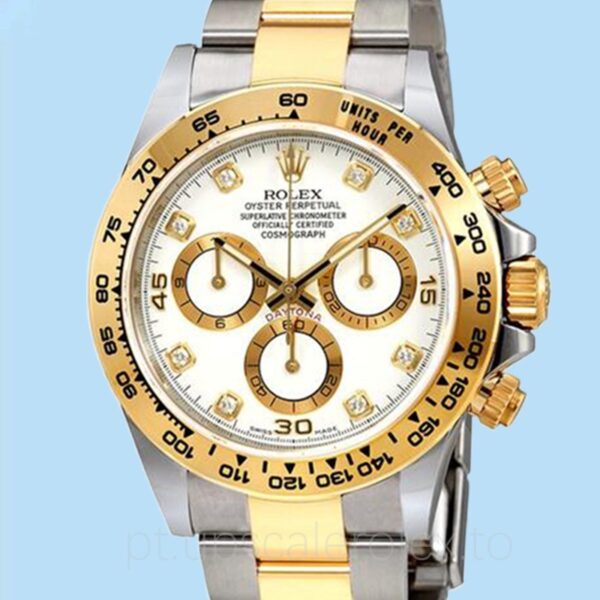 Rolex Daytona Masculino 116503WDO Mostrador branco 40mm Automático