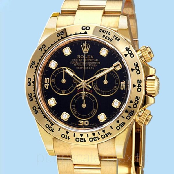 Rolex Daytona 116508BKDO Masculino Pulseira Automático