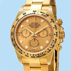 Rolex Daytona Masculino 116508GLDO Mostrador de champanhe Automático