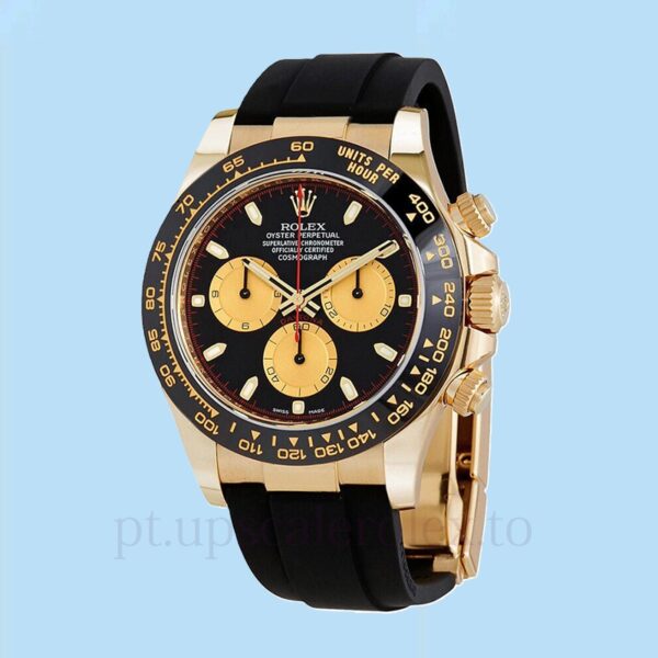 Rolex Daytona 116518BKCSR Masculino 40mm Tom de ouro Mostrador preto - Image 2