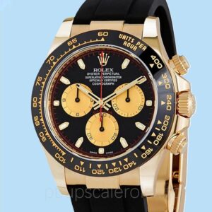 Rolex Daytona 116518BKCSR Masculino 40mm Tom de ouro Mostrador preto