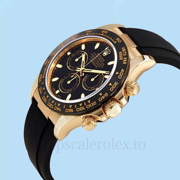 Rolex Daytona Masculino 116518BKSR Mostrador preto Automático - Image 3