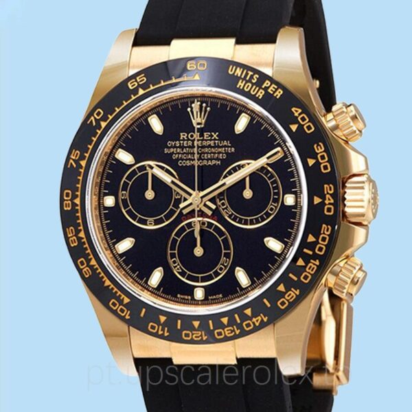 Rolex Daytona Masculino 116518BKSR Mostrador preto Automático