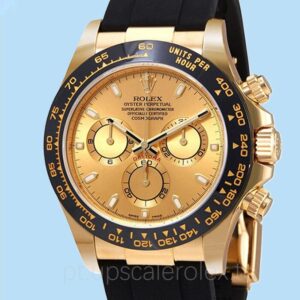 Rolex Daytona 116518CSR Masculino Tom de ouro Automático