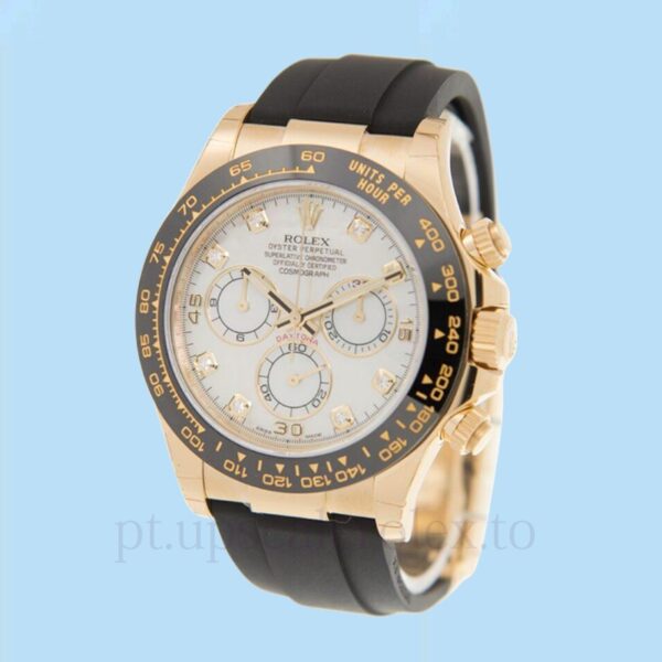 Rolex Daytona 116518MDR Masculino Automático Elástico de borracha - Image 3