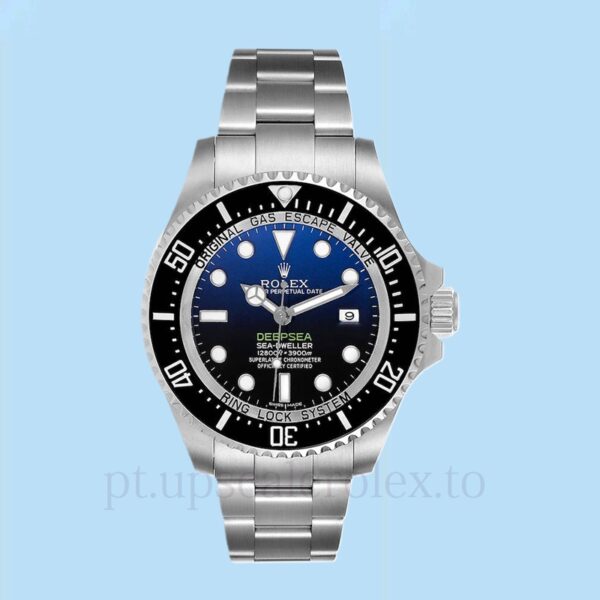 Rolex Sea-Dweller 116660BLSO Masculino Tom prata Mostrador azul profundo Automático - Image 2