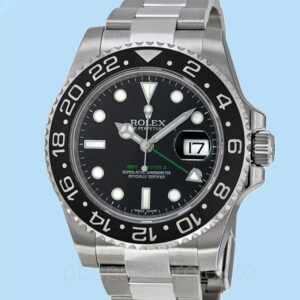 Rolex Gmt-Master Ii Masculino 116710LN 40mm Mostrador preto Automático