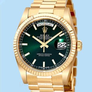 Rolex Day-Date 118238GNSP Unissex Automático 36mm Tom ouro amarelo