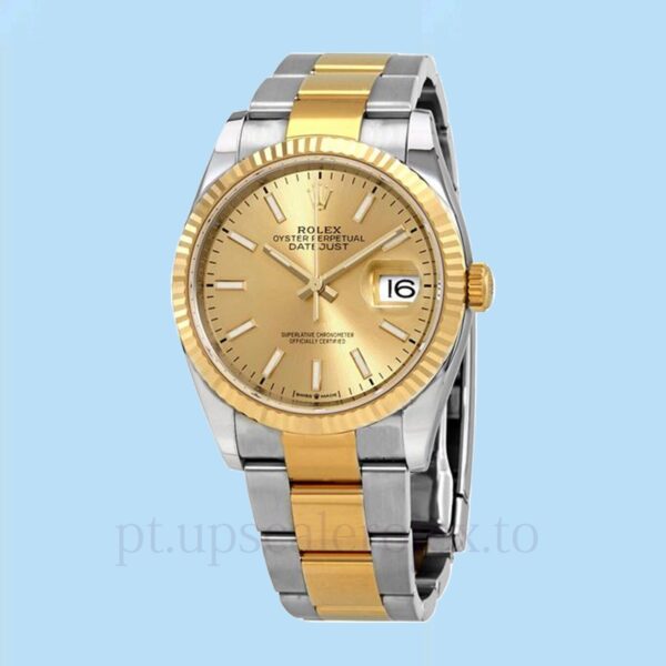 Rolex Datejust 126233CSO Masculino 36mm Tom prata - Image 2