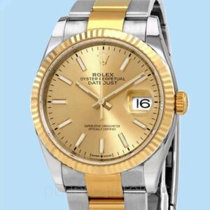 Rolex Datejust 126233CSO Masculino 36mm Tom prata