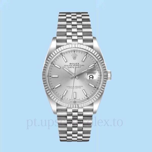 Rolex Datejust Masculino 126234SSJ Tom prata 36mm Automático - Image 2