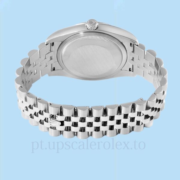 Rolex Datejust Masculino 126234WRJ Tom prata Mostrador branco 36mm - Image 4