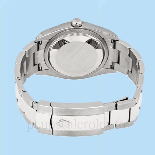 Rolex Datejust Masculino 126234WRO Tom prata Mostrador branco - Image 4