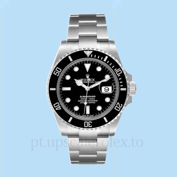 Rolex Submariner 126610LN Masculino Mostrador preto Pulseira - Image 2