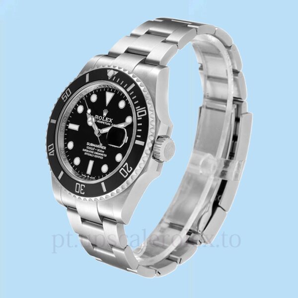 Rolex Submariner 126610LN Masculino Mostrador preto Pulseira - Image 3