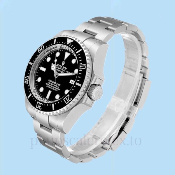 Rolex Sea-Dweller Deepsea 126660BKSO Masculino 44mm Tom prata - Image 3