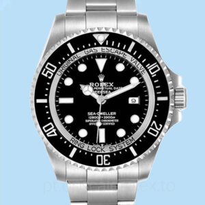 Rolex Sea-Dweller Deepsea 126660BKSO Masculino 44mm Tom prata