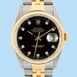 Rolex Datejust 16233BKDJ Masculino Automático Pulseira
