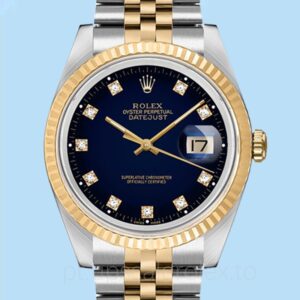 Rolex Datejust Masculino 16233BLDJ Pulseira Automático 36mm