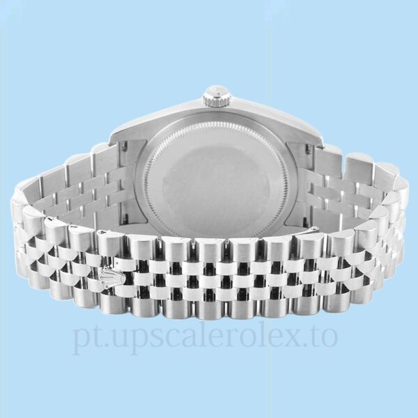 Rolex Datejust 16234BKDJ Masculino Automático Tom prata - Image 4