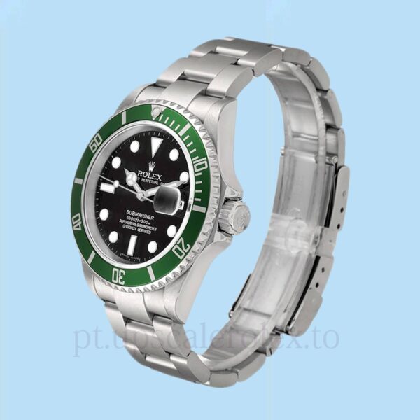 Rolex Submariner 50th Anniversary "Kermit" Masculino 16610LV Automático Mostrador preto 40mm - Image 3