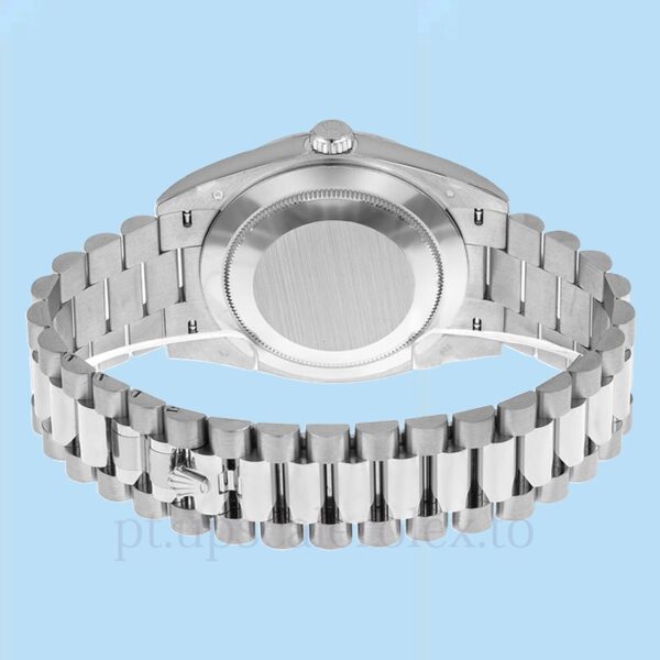 Rolex Day-Date 228349BKDP Masculino Tom prata 40mm - Image 3