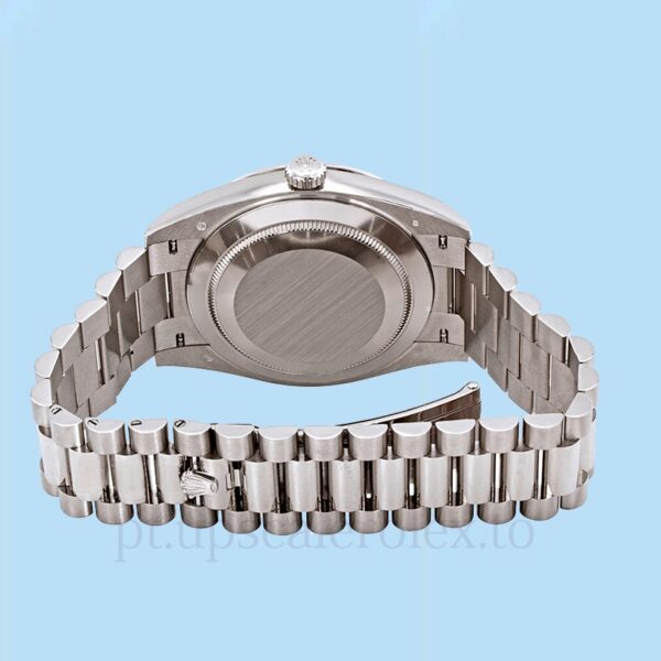 Rolex Day-Date 228349BLRP Masculino Pulseira Automático Tom prata - Image 3