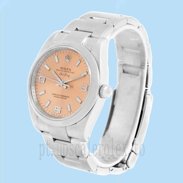 Rolex Air-king Masculino 36mm 114200-70190 Tom Prata - Image 3