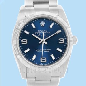 Rolex Air-king 36mm 114210BLSO Masculino Pulseira Ostra