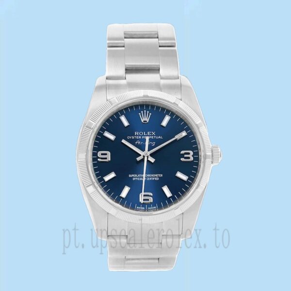 Rolex Air-king 36mm 114210BLSO Masculino Pulseira Ostra - Image 2