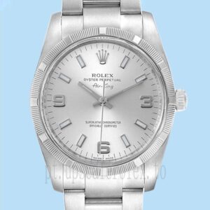 Rolex Air-king 36mm Masculino 114210SSO Mostrador Prateado