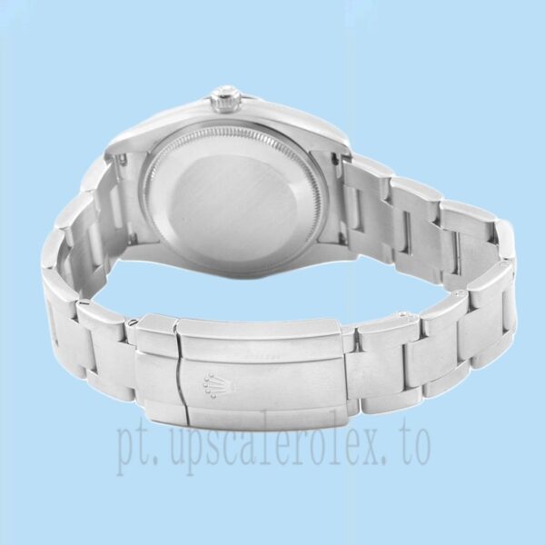 Rolex Air-king Masculino 114234BLAO 36mm Pulseira Ostra Tom Prata - Image 4