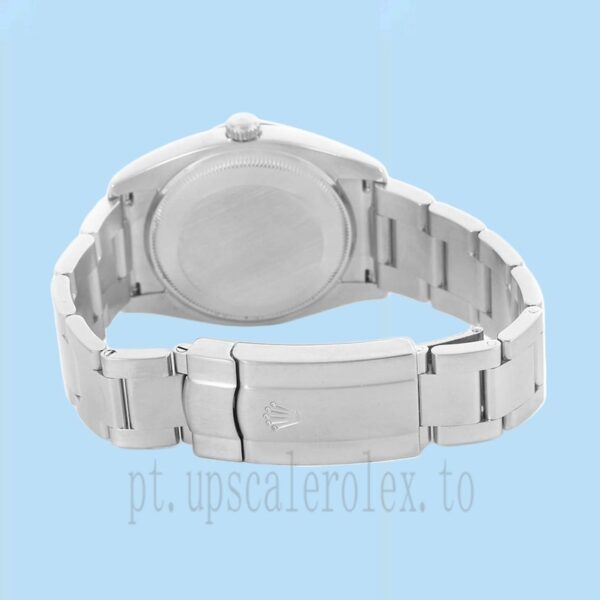 Rolex Air-king Masculino 36mm 114234PSO Mostrador rosa Tom Prata - Image 4