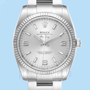 Rolex Air-king Masculino 114234SSO 36mm Mostrador Prateado