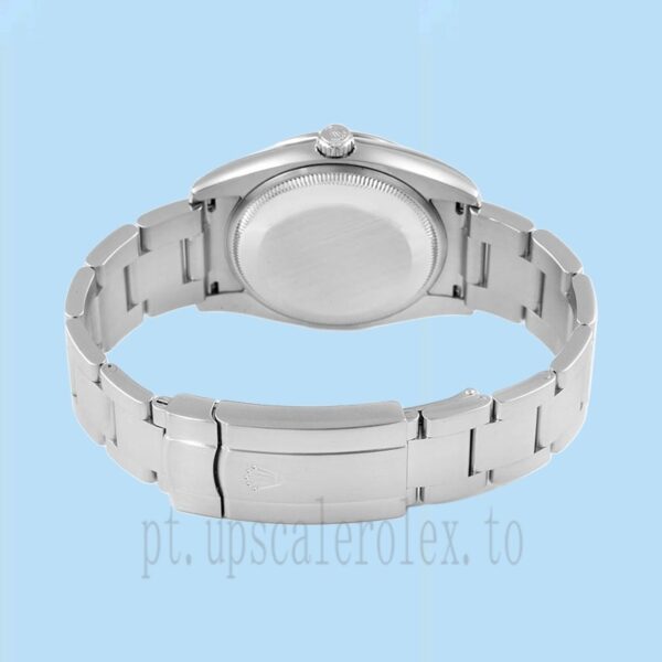 Rolex Air-king Masculino 114234SSO 36mm Mostrador Prateado - Image 4