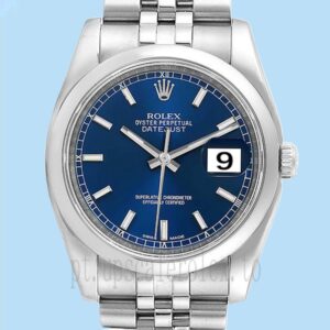 Rolex Datejust Masculino 116200BLSJ 36mm Automático