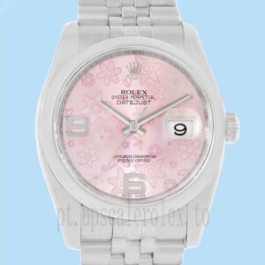 Rolex Datejust 36mm 116200PFAJ Masculino Pulseira Jubileu Automático
