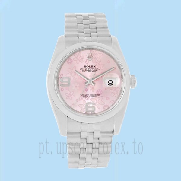 Rolex Datejust 36mm 116200PFAJ Masculino Pulseira Jubileu Automático - Image 2