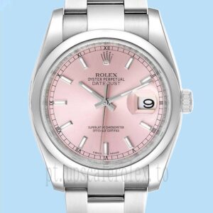 Rolex Datejust 36mm Masculino 116200PSO Mostrador rosa